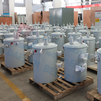 Transformador de distribución montado en poste de aceite monofásico Daelim 15 25 KVA 50 75 KVA 100 167 KVA 333kVA 15kV 33kV
