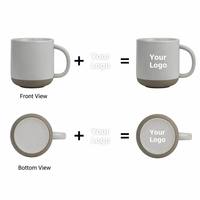Mug à café en céramique mouchetée 360 ml (12 oz) MSH OEM ODM Marque Privée, Tasse en grès personnalisable avec logo pour Restaurants, Hôtels, Fournitures en Gros et Cadeaux
