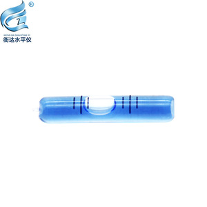 Nivel de burbuja de vidrio Hengda 0840 0833, cilindro acrílico, mini nivel de burbuja para uso en bricolaje - Product Image 1