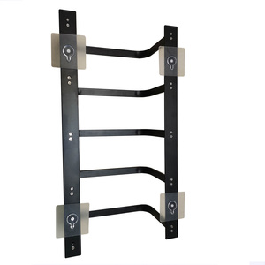 Hiện đại tự dính Matt màu đen khăn <span class=keywords><strong>Rack</strong></span> lớp khăn Kệ phòng tắm giá - Product Image 5