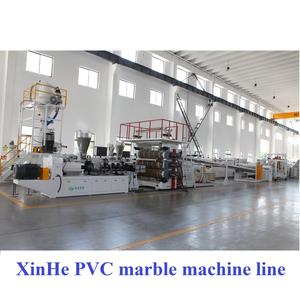 Dans la décoration de porte plaque UV panneau de feuille de <span class=keywords><strong>marbre</strong></span> PVC extrudeuse de feuille UV faisant la machine - Product Image 2