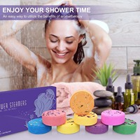 Comprimés douche aromathérapie personnalisés huile essentielle de lavande rose comprimés de bain parfum longue durée coffret cadeau douche vapeur