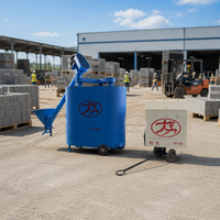 Machine de fabrication de blocs de béton mousse CLC avec pompe, facile à utiliser, 220 V, pour la production de blocs de béton mousse
