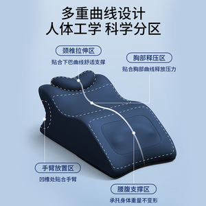 หมอนนวดไฟฟ้า Zoro แบบนวดคลึง บรรเทาอาการปวดคอ เอว หลัง รุ่นชาร์จไฟได้ รูปทรงสี่เหลี่ยมผืนผ้า วัสดุโพลีเอสเตอร์ - Product Image 3