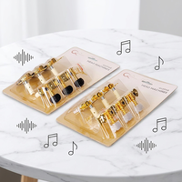 Classical Guitar String Nuts Metal One Pair Knob Guitar Tuning Accessories Blister Packaging Wholesale Musical Instruments