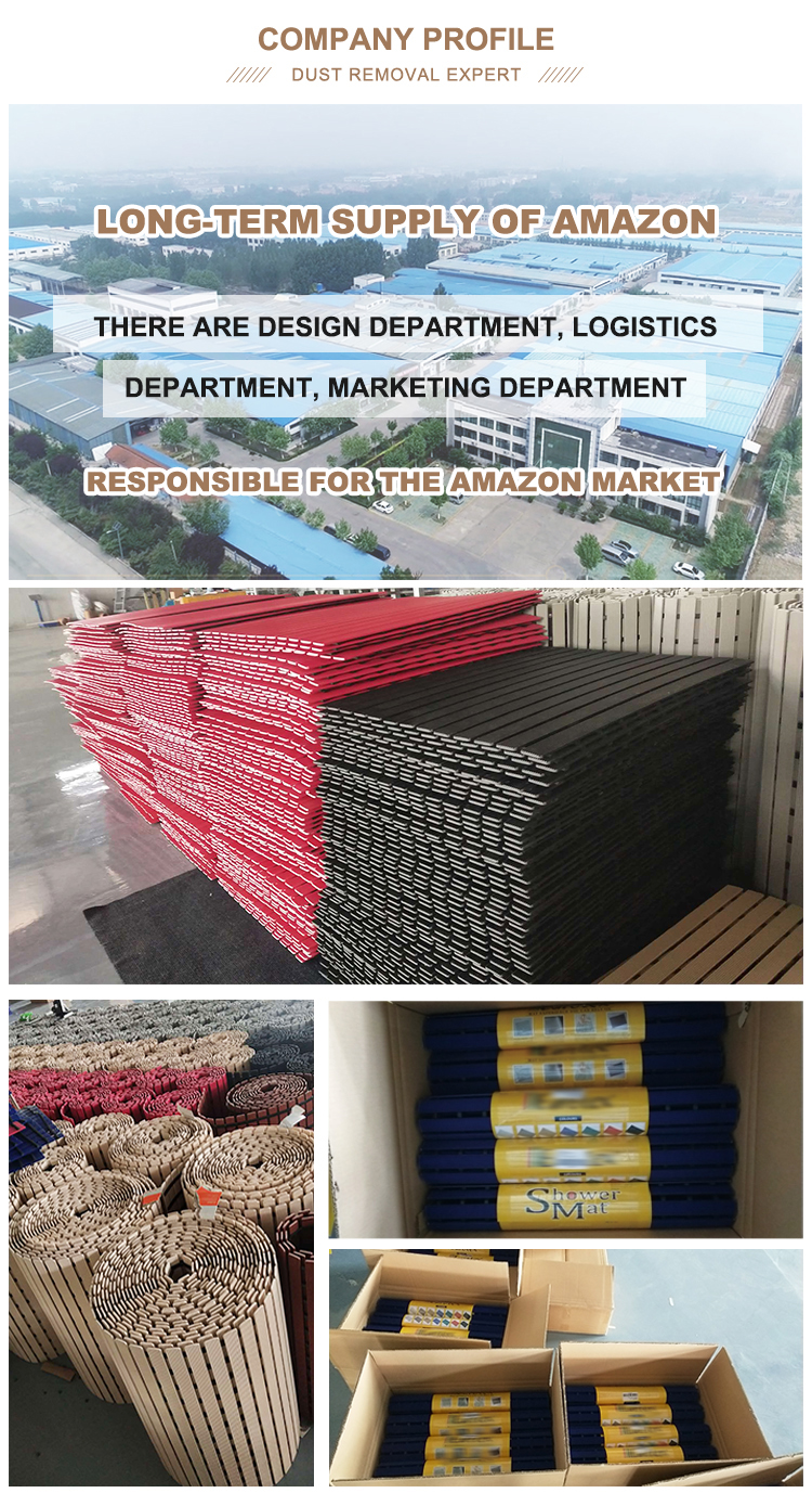 Upscale Eco-friendly PVC spa shower mat for bath(图7)