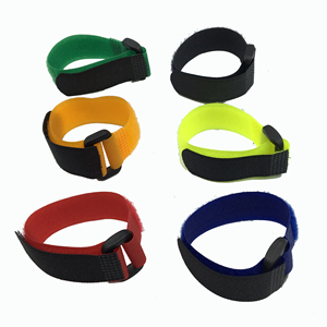 Sangle réglable à boucle auto-agrippante avec logo personnalisé pour vélos et gestion des câbles, sangle à boucle auto-agrippante en nylon et polyester - Product Image 3