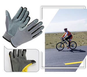 Gants de vélo Ozero en cuir de daim fendu <span class=keywords><strong>pour</strong></span> autres sports et entraînement, écran tactile intégral <span class=keywords><strong>pour</strong></span> femmes - Product Image 5