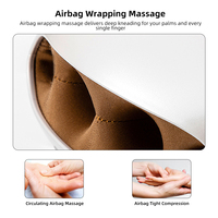 Masseur électrique pour les mains, acupression chauffée, vibration des doigts, shiatsu, télécommande sans fil USB ZL S6180W