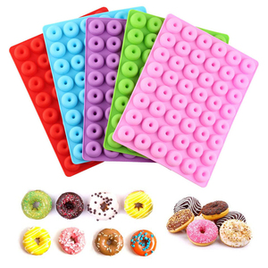 Moule en silicone 48 cavités pour <span class=keywords><strong>mini</strong></span>-beignets, gommes et bonbons au chocolat, qualité alimentaire, vente en gros directe usine - Product Image 3