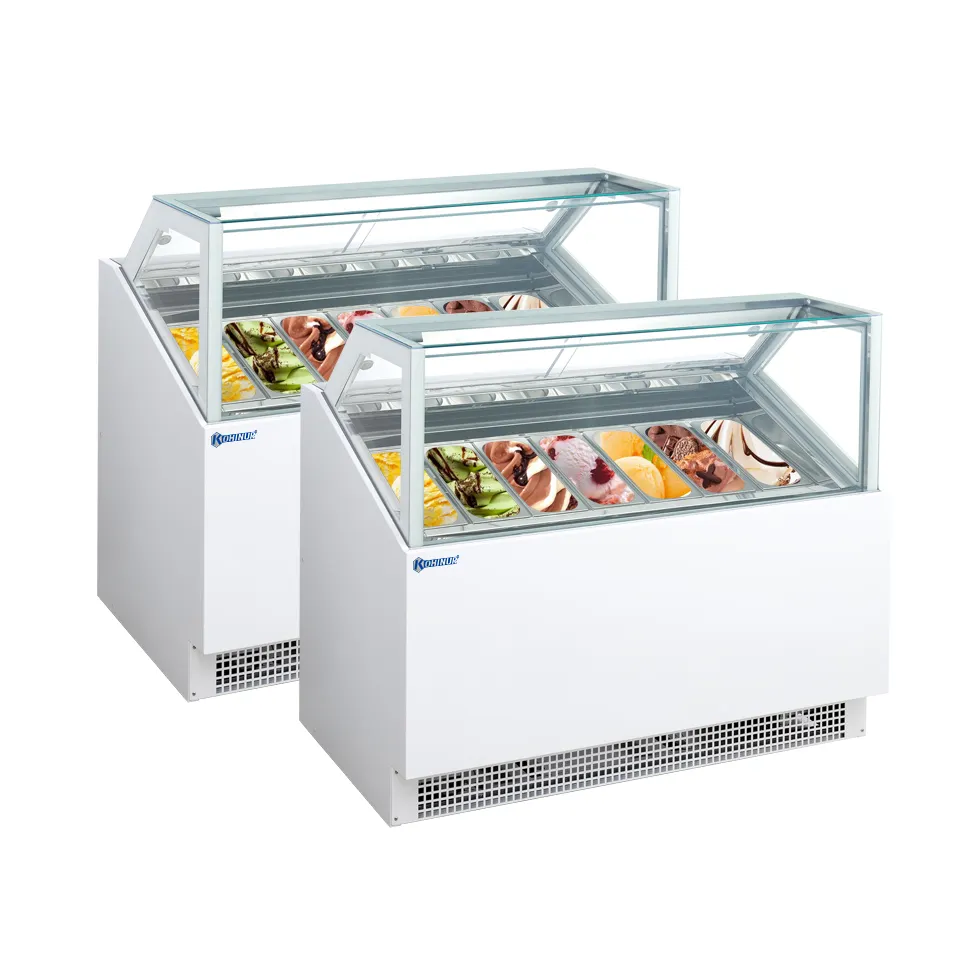 Boland eng Single-Temperature Ice Cream Display Kühler Gefrier schrank Showcase für effiziente Anzeige