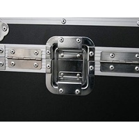 Cadre en aluminium argenté personnalisé étui de vol antichoc pour batterie étui de transport routier robuste pour coffre à câbles
