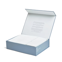 Boîte cadeau personnalisée en carton pour draps de lit, emballage de couverture pour bébé, emballage de draps de lit