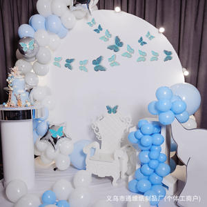 Pegatina de pared de mariposa hueca de doble capa 3D de nueva moda de gama alta para fiestas festivas - Product Image 4