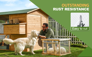 कस्टम आकार लचीला और खरगोश के लिए वेल्डेड वायर जाल रोल स्थापित करने में आसान - Product Image 5