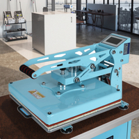 Máquina de Prensa Térmica Magnética Semi-Automática 38x38cm de Alta Pressão para Sublimação e Hot Stamping para Impressão em Camisetas