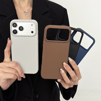 Coque de protection minimaliste neutre mate respirante à texture de points pour iPhone 18 17 Pro Max 16 15 14 13 – Style professionnel