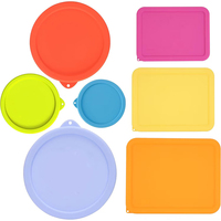 Couvercles de remplacement en silicone de qualité alimentaire pour bols en verre Pyrex et récipients de stockage Anchor Hocking
