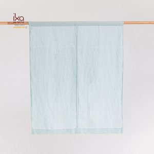Cortinas Noren de lino puro de estilo japonés al por mayor, cortinas de puerta de tela transparente <span class=keywords><strong>beige</strong></span> - Product Image 5