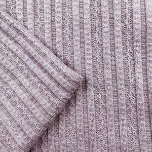 Tela de Cachemira sintética para otoño/primavera de mujer Capas base Mangas cortas y chalecos de punto acanalado - Product Image 6