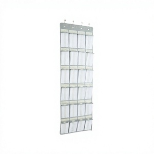 24 Pocket Over the Door Hanging <b>Shoe</b> and Accessories Storage Organizer - Product Image 4