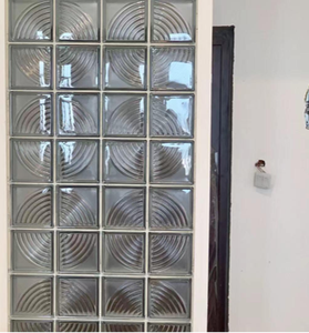 Mattoni in Vetro Contemporanei con Texture a Bolle, Blocchi Quadrati Trasparenti Satinati a Fusione a Caldo, Garanzia di 1 Anno per Decorazioni Bagno - Product Image 3