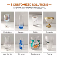 Chopes à bière ensemble de chopes avec poignées sans plomb Logo personnalisé verres Juce verre tasse Sublimation verre CLASSIC Modern Party