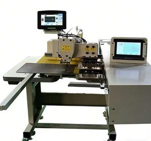 Nouvelle machine à coudre industrielle à point noué, à plat, à une aiguille, pour ourlets de rideaux et volants - Product Image 1