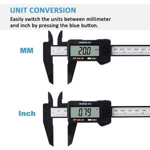 Grote Lcd-scherm Micrometer Remklauw Insize Elektron Meten Elektronische Digitale Schuifmaat - Product Image 3