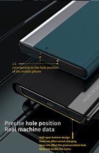 <span class=keywords><strong>Funda</strong></span> trasera de cuero para teléfono Samsung <span class=keywords><strong>S8</strong></span> S9 S20 S23 S24 S25 Edge a prueba de golpes con soporte para teléfono móvil - Product Image 6