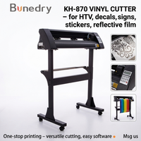 Plotter de Corte de Vinilo KH-870 HTV para Vinilo Termotransferible, Impresión, Fabricación de Letreros, Corte de Adhesivos, Película Reflectante y Grabado con Chorro de Arena
