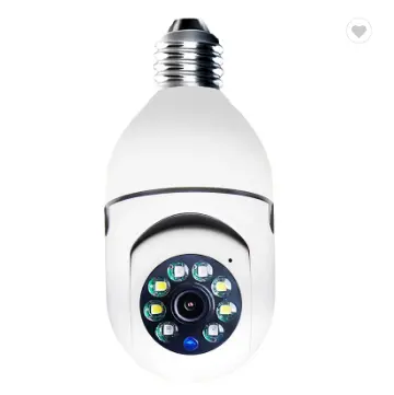 OEM 2MP Indoor Light Bulb Camara Wireless Night Vision 355 Degree Panoramic Wifi Bulb Dome Socket PTZ Network HD Camera