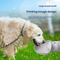 Bouteille d'eau pliable en silicone pour chien de 620 ml, bouteille de voyage portable pour animaux de compagnie, Bebedero Para Perros, accessoires pour animaux de compagnie