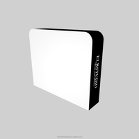Support de toile de fond 3D pour photomaton, écran personnalisé, cadre en aluminium portable avec tissu tendu