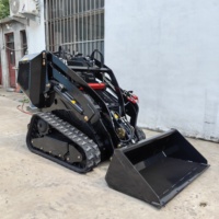 Livraison Gratuite HFT 450 Mini Chargeuse Compacte sur Chenilles avec Accessoires Moteur 23HP Système Hydraulique Importé Pompe & Boîte de Vitesses