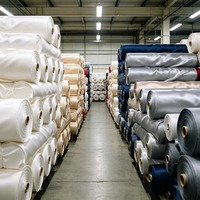 Tissu satiné à prix compétitif, 100% polyester, brillant, soyeux, durable, largeur 150 cm, 110 g/m², pour la production de robes de mariée et de vêtements