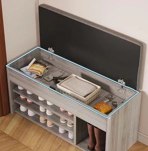 Semplice porta di casa <span class=keywords><strong>scarpiera</strong></span> con armadio a strati di Design per la cucina spazi interni piccoli spazi stretti per risparmiare spazio per il noleggio dormitori - Product Image 2