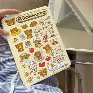 Funda transparente de cuero PU con diseño de Rilakkuma Y Fold para iPad Air 4 5 Pro 2024 7 8 9 10, funda protectora para tableta - Product Image 2