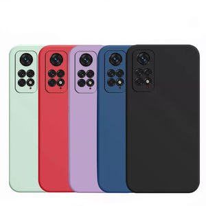 Coque de téléphone de styliste en Silicone liquide pour Redmi Note 12 11 10 <span class=keywords><strong>Pro</strong></span> Xiaomi <span class=keywords><strong>Poco</strong></span> <span class=keywords><strong>M4</strong></span> <span class=keywords><strong>X4</strong></span> <span class=keywords><strong>Pro</strong></span>, étui souple antichoc, offre spéciale - Product Image 1