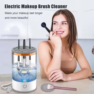 Máquina Limpiadora de Brochas de Maquillaje Eléctrica Automática, Secadora y Centrifugadora de Brochas Cosméticas - Product Image 3