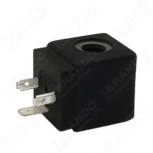 Coil M10 100% ED IP54 koil katup Solenoid, 12VDC 24VDC 110VAC 220VAC 8W 11W