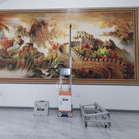 Impresora de Pared 4K con Cabezal Láser Dual y Sincronización IA, Dispositivo de Impresión Vertical de Inyección de Tinta UV para Arte Mural Exterior a Gran Escala y de Alta Velocidad