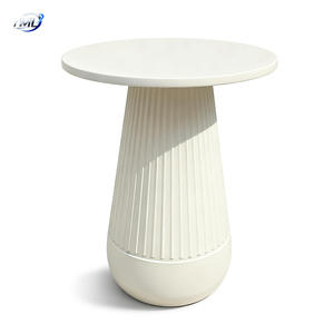 Mesa de Centro de Concreto GRC Gris, Muebles de Interior y Exterior para Sala de Estar, Mesa Auxiliar Moderna, Duradera y de Lujo - Product Image 6