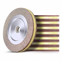 Disque abrasif à lamelles épaissi de 30 mm, disque de polissage en tissu abrasif, disque de ponçage à mandrin, roue de ponçage pour l'élimination de la rouille métallique, le ponçage des soudures, OEM