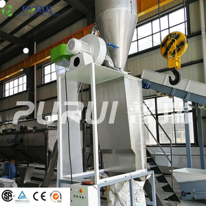 Linea Automatica di Lavaggio e Riciclaggio Bottiglie PET con Macchina per Disidratazione, Rimozione Etichette e Apriballe - Product Image 3