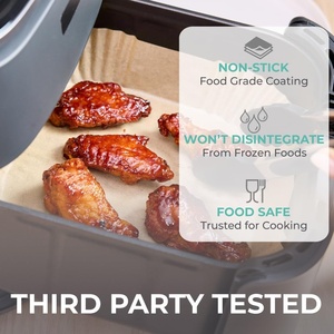 <span class=keywords><strong>Fogli</strong></span> di Carta Forno <span class=keywords><strong>per</strong></span> <span class=keywords><strong>Friggitrice</strong></span> <span class=keywords><strong>ad</strong></span> <span class=keywords><strong>Aria</strong></span> Usa e Getta 100 Pezzi, Antiaderenti e Oleorepellenti <span class=keywords><strong>per</strong></span> una Cottura Pulita, Adatti a Cestelli da 5-8 QT - Product Image 2