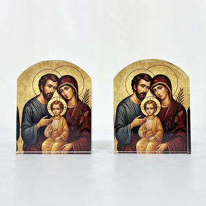 Prensapapeles de Cristal K9 con Arco, Impresión UV, Icono Religioso de la Virgen María Ortodoxa, Regalo Religioso para Iglesia, Recuerdo - Product Image 4