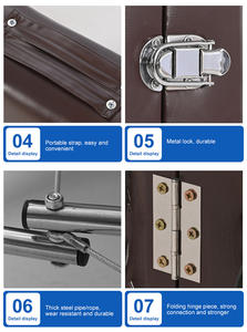 Tempat tidur tato lipat portabel kualitas tinggi, Meja pijat kecantikan, tempat tidur moksibusi Spa - Product Image 4