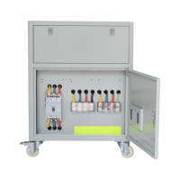 Régulateur de tension automatique monophasé triphasé 220V 380V 10kw 20kw 30kw 50kw 100KW Moteur servo Stabilisateur de tension AVR
