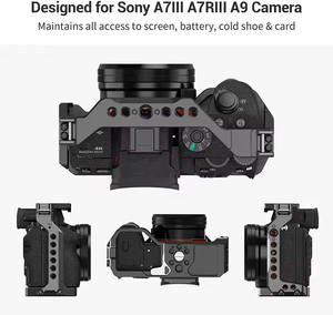 SmallRig DSLR para <span class=keywords><strong>Sony</strong></span> A73 A7M3 A7R3 jaula de cámara de luz para <span class=keywords><strong>Sony</strong></span> <span class=keywords><strong>A7III</strong></span> A7R III A9 plataforma de cámara con kit de cámara de montaje de zapata fría 2918 - Product Image 4